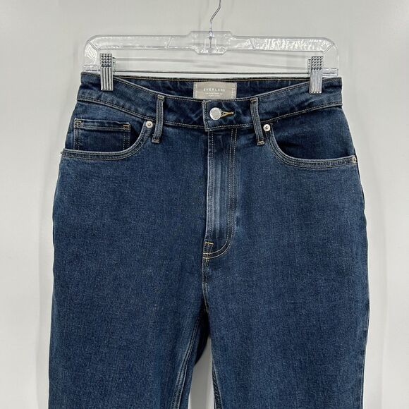 EVERLANE The Curvy Cheeky Jean Organic Cotton Straight Leg High Rise Denim 28 - Picture 3 of 8